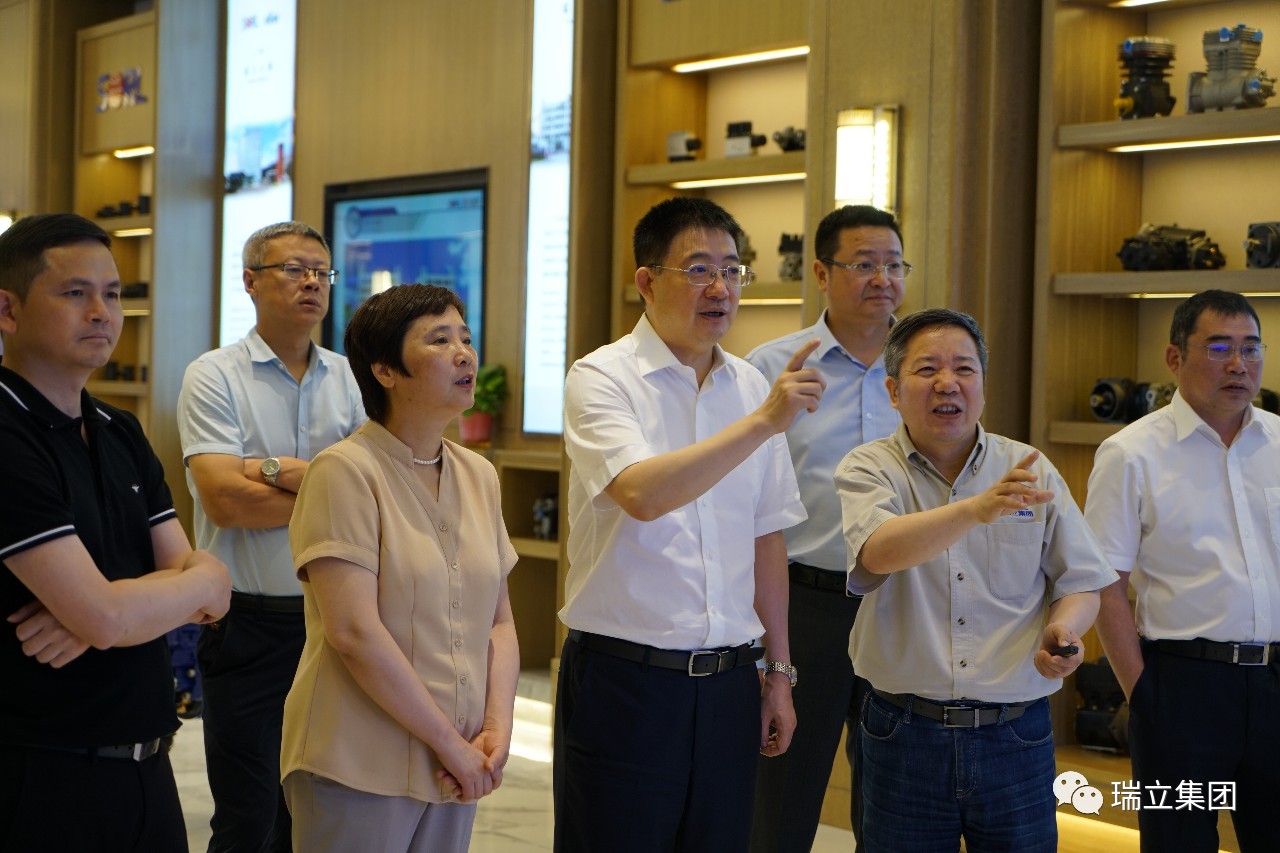 服務實體經濟 不忘初心 牢記使命丨農行浙江省分行行長馮建龍一行蒞臨瑞立考察指導